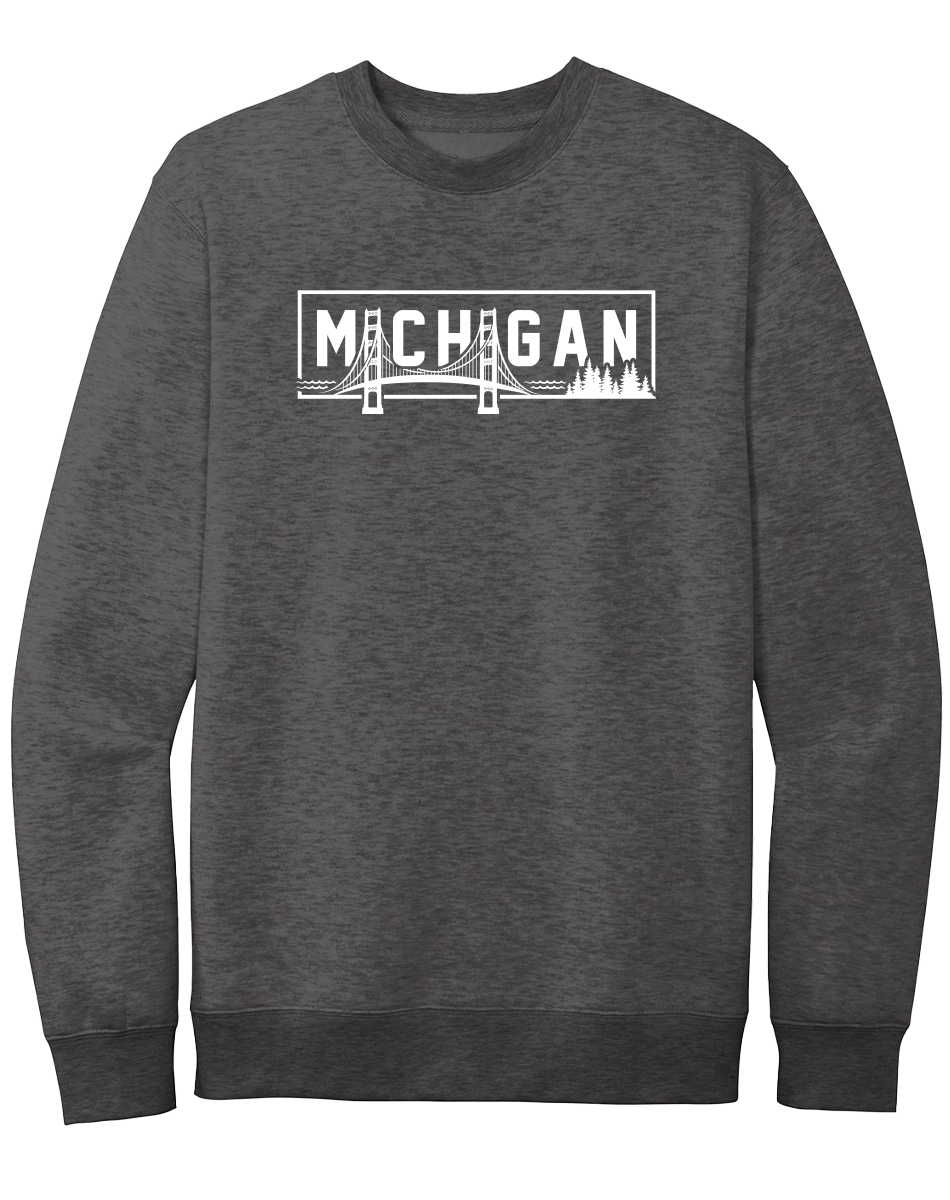Michigan Mighty Mac Crewneck Sweatshirt