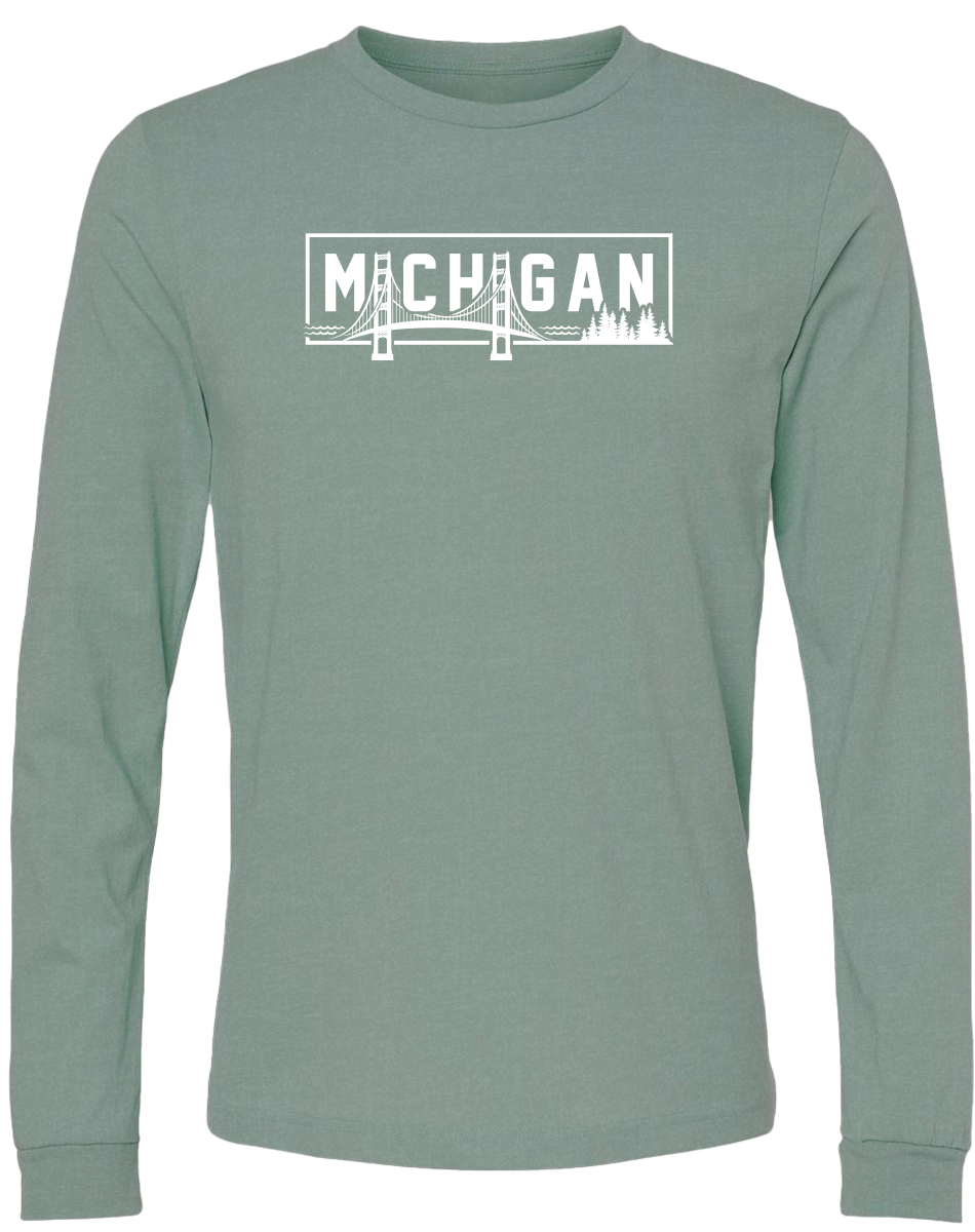 Michigan Mighty Mac Long Sleeve T-Shirt