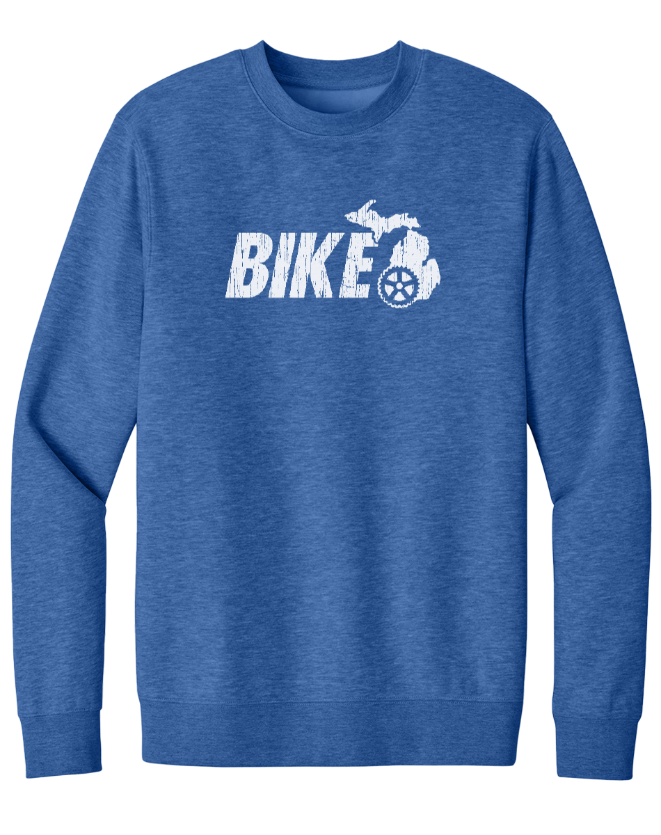 Bike Michigan Crewneck Sweatshirt