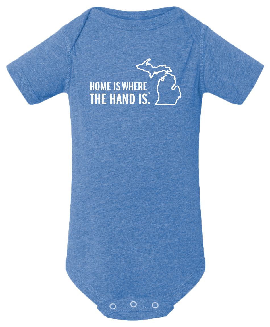 Home is Where the Hand Is Baby Onesie (CLOSEOUT)