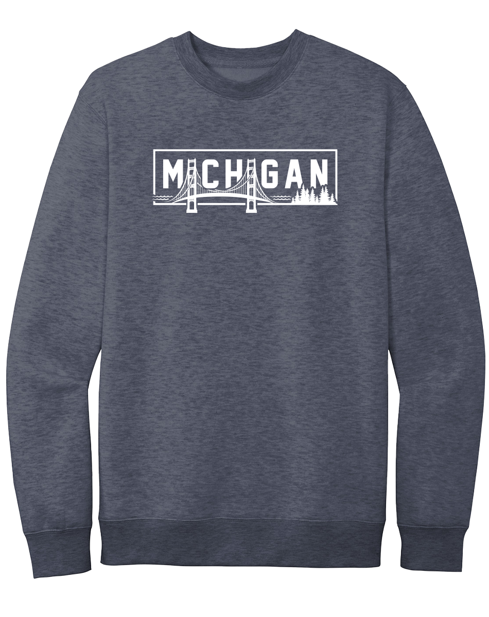 Michigan Mighty Mac Crewneck Sweatshirt