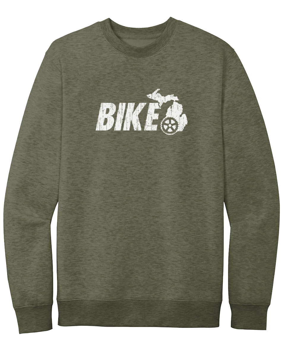 Bike Michigan Crewneck Sweatshirt