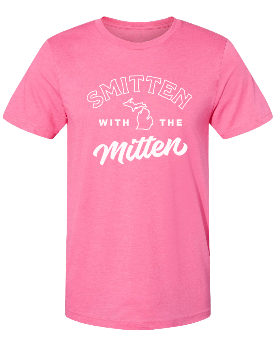 Michigan T Shirt - Smitten With The Mitten Michigan T Shirt - Smitten With The Mitten