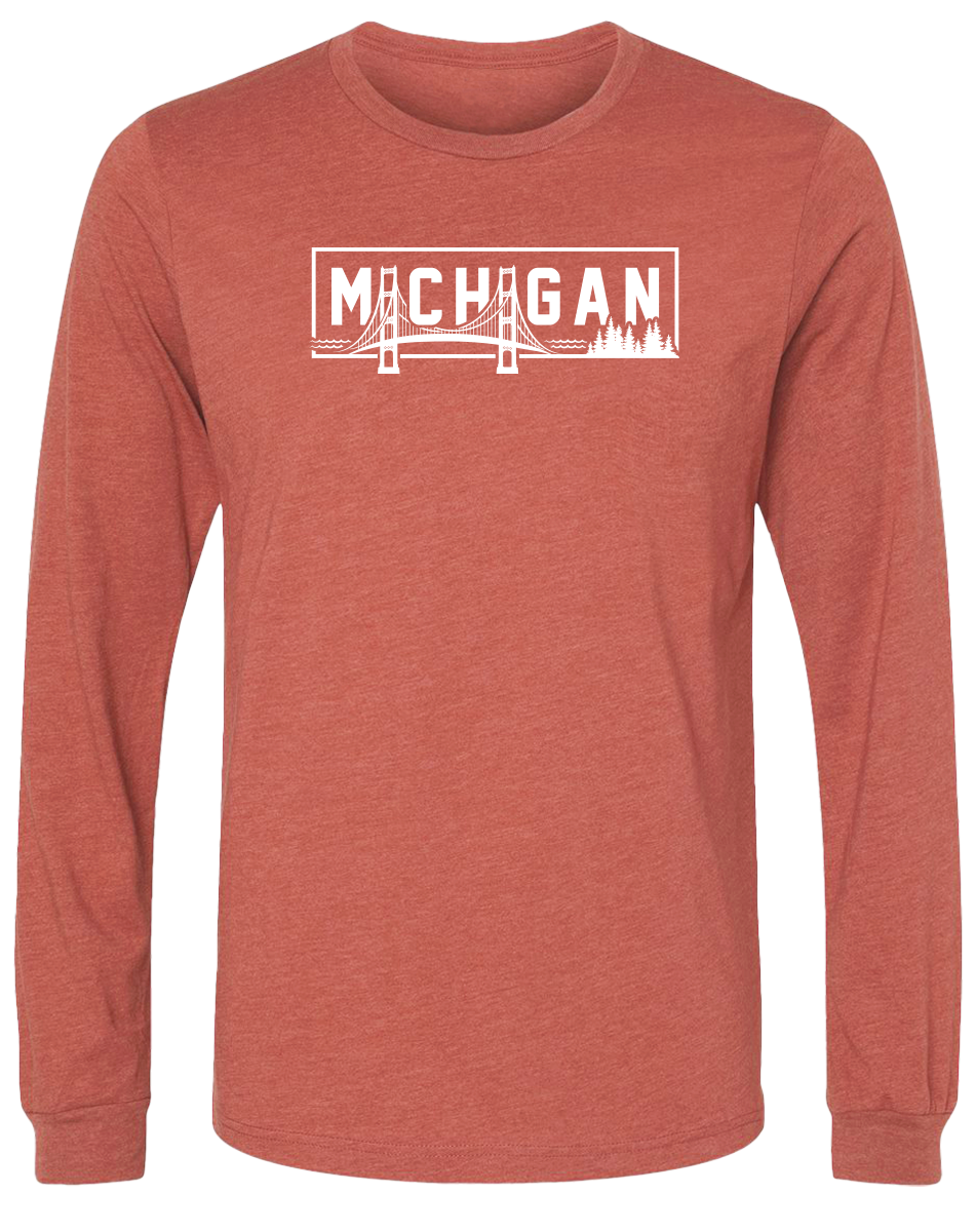 Michigan Mighty Mac Long Sleeve T-Shirt