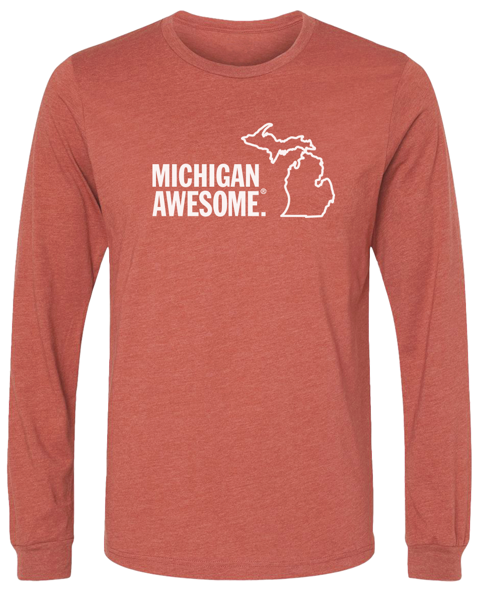 Michigan Awesome Long Sleeve T-Shirt