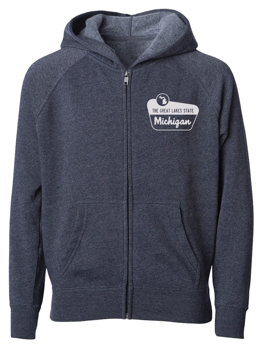 Toddler/ Youth Zip-Up Hoodie – Michigan Awesome