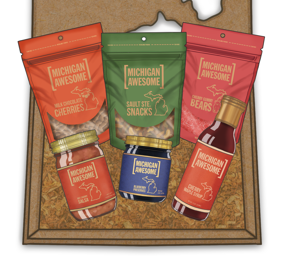 Great Lakes Gift Box – Michigan Awesome