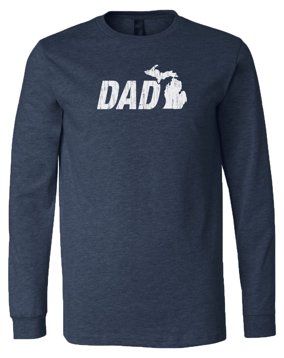 Michigan Dad Long Sleeve T-Shirt – Michigan Awesome