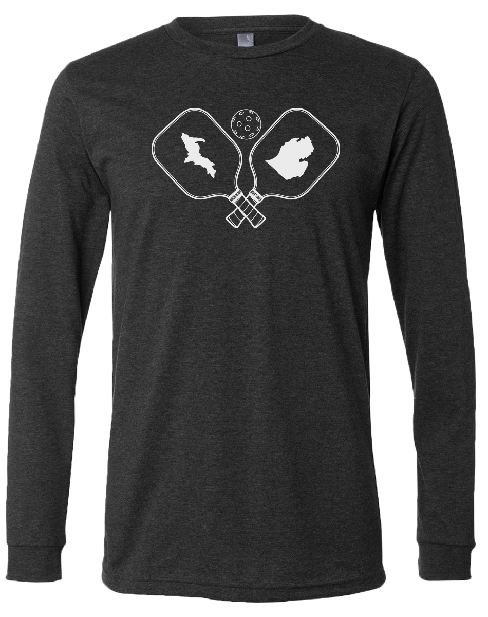 Pickleball Michigan Long Sleeve T-Shirt
