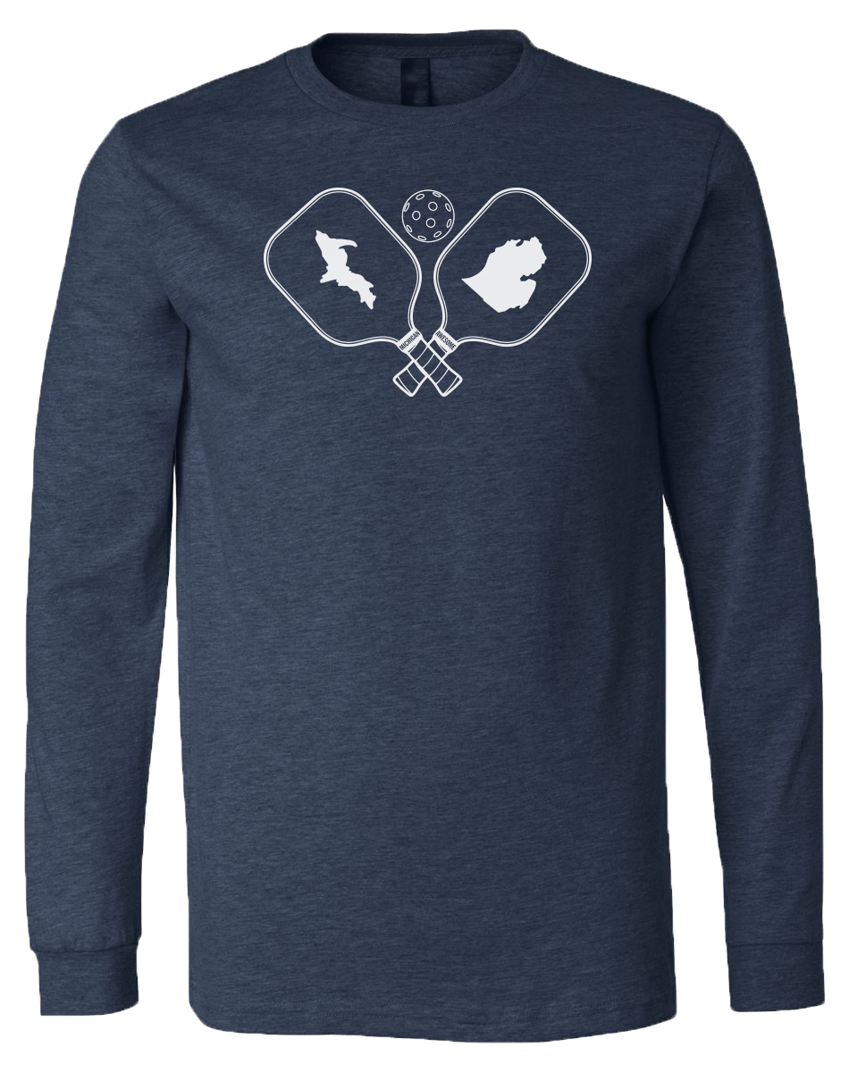 Pickleball Michigan Long Sleeve T-Shirt