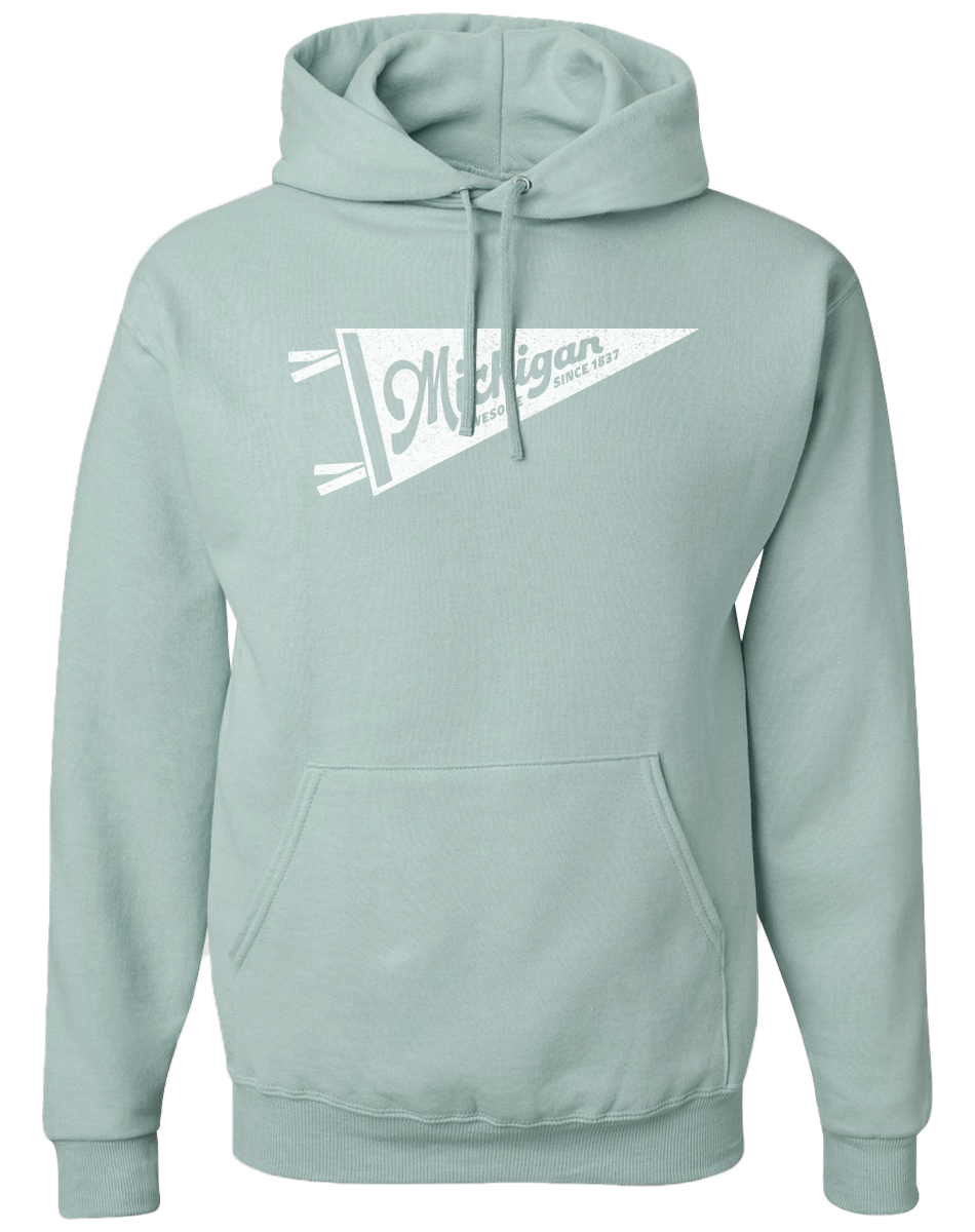 Michigan Pennant Hoodie
