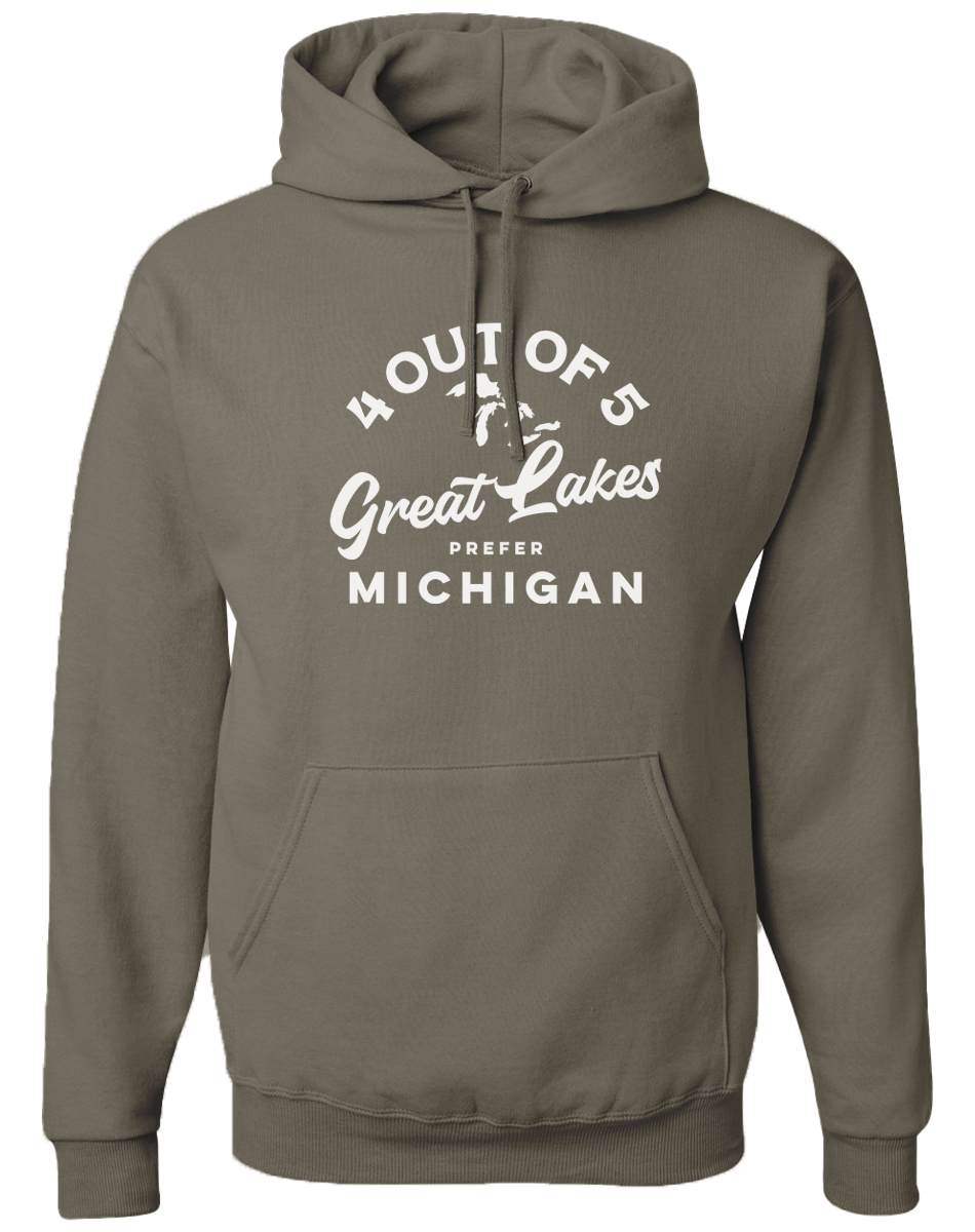 4 Out Of 5 Great Lakes Prefer Michigan Hoodie