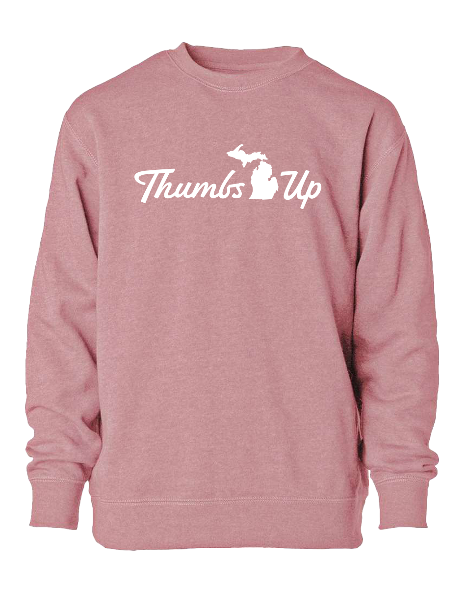 Thumbs Up Youth Crewneck Sweatshirt