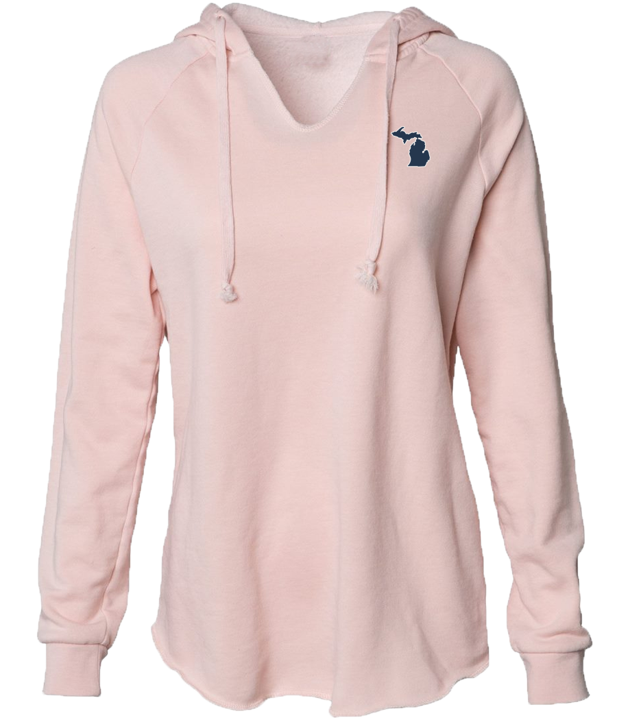 Women's Flowy V-neck Hoodie