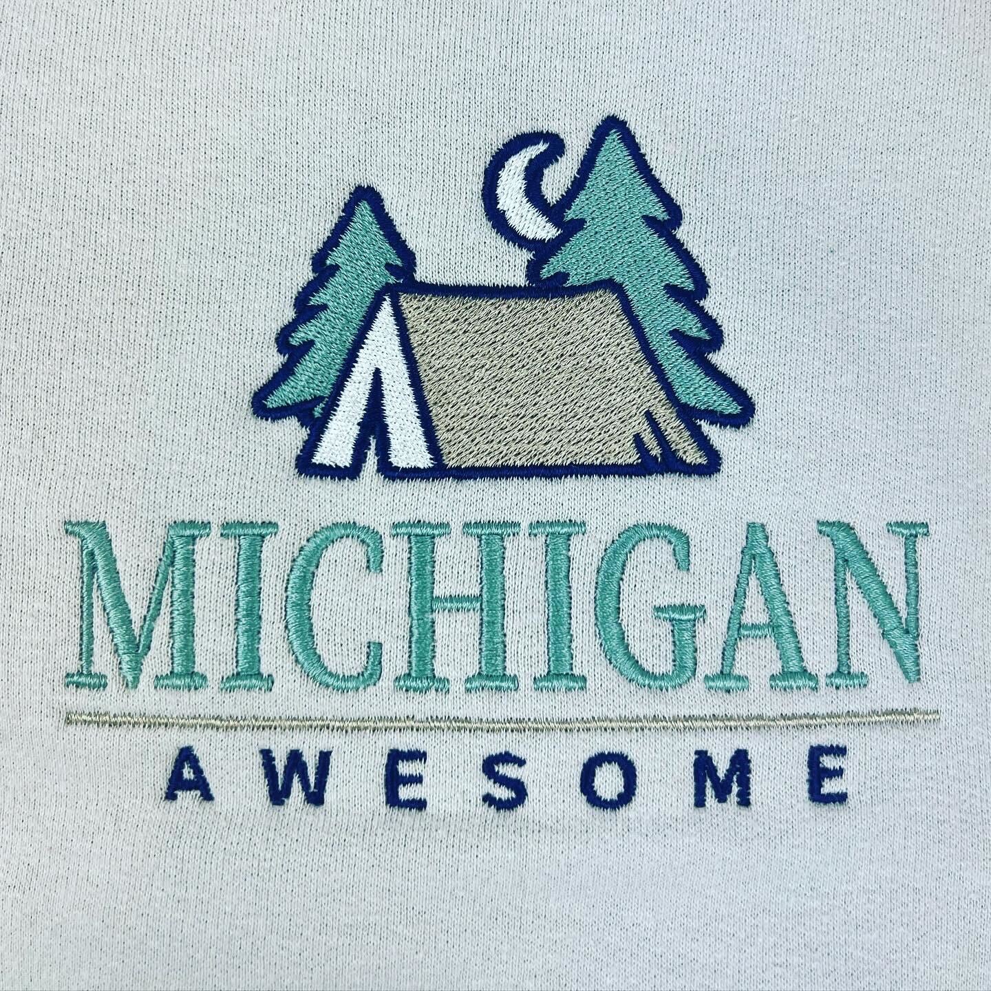 Camp Embroidered Crewneck Sweatshirt (CLOSEOUT)