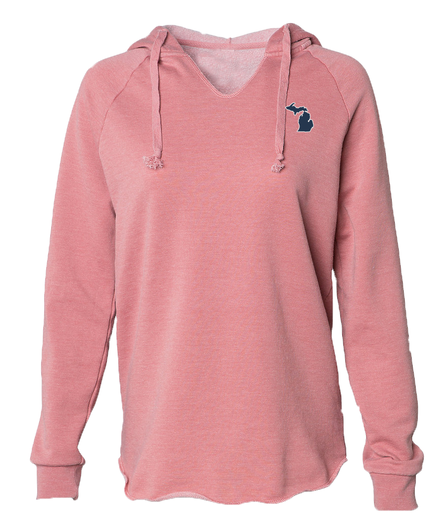 Women's Flowy V-neck Hoodie