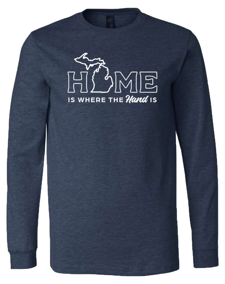 Home Is Where The Hand Is Long Sleeve T-Shirt