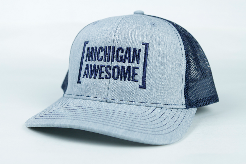 Michigan Awesome Brackets Trucker Hat (CLOSEOUT)
