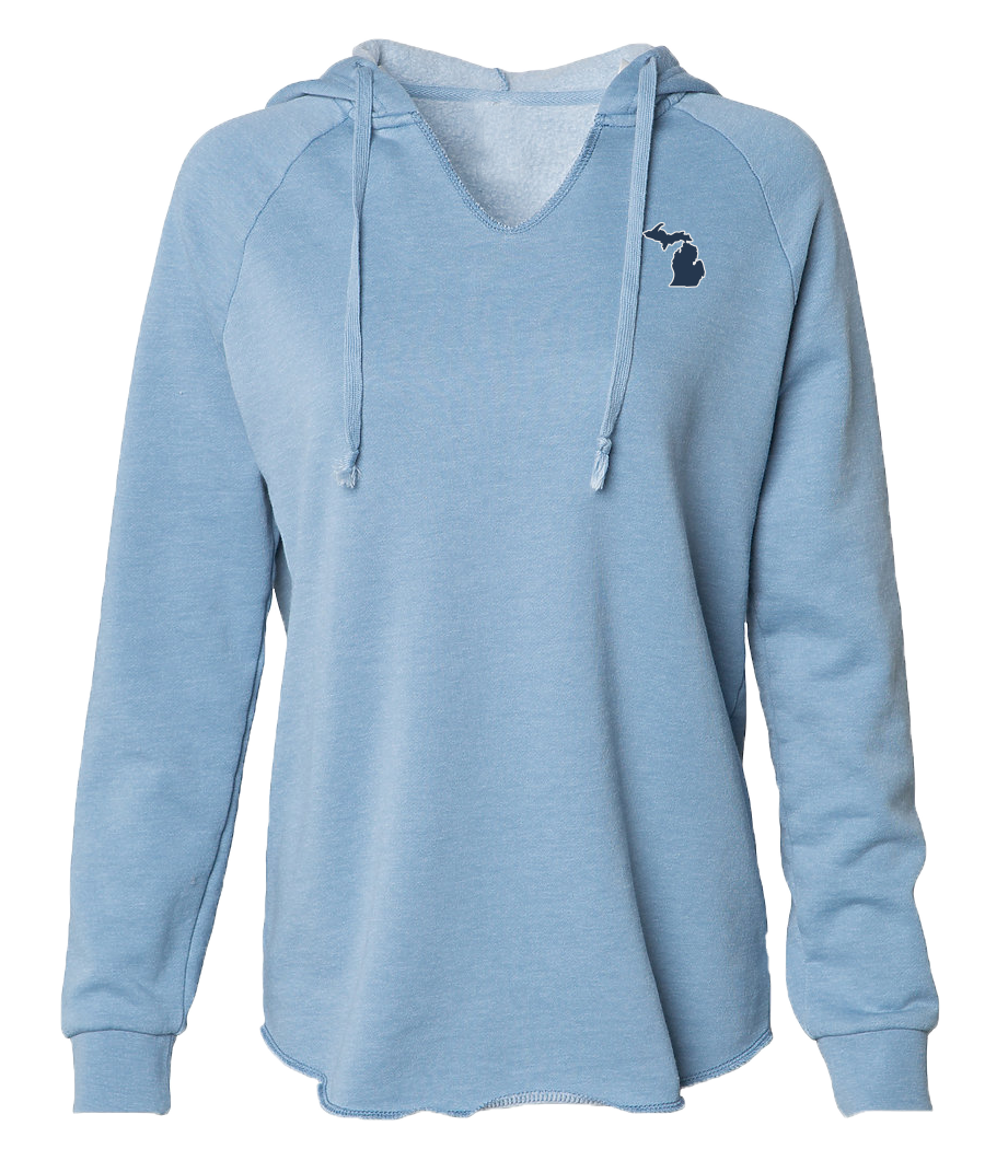 Women's Flowy V-neck Hoodie