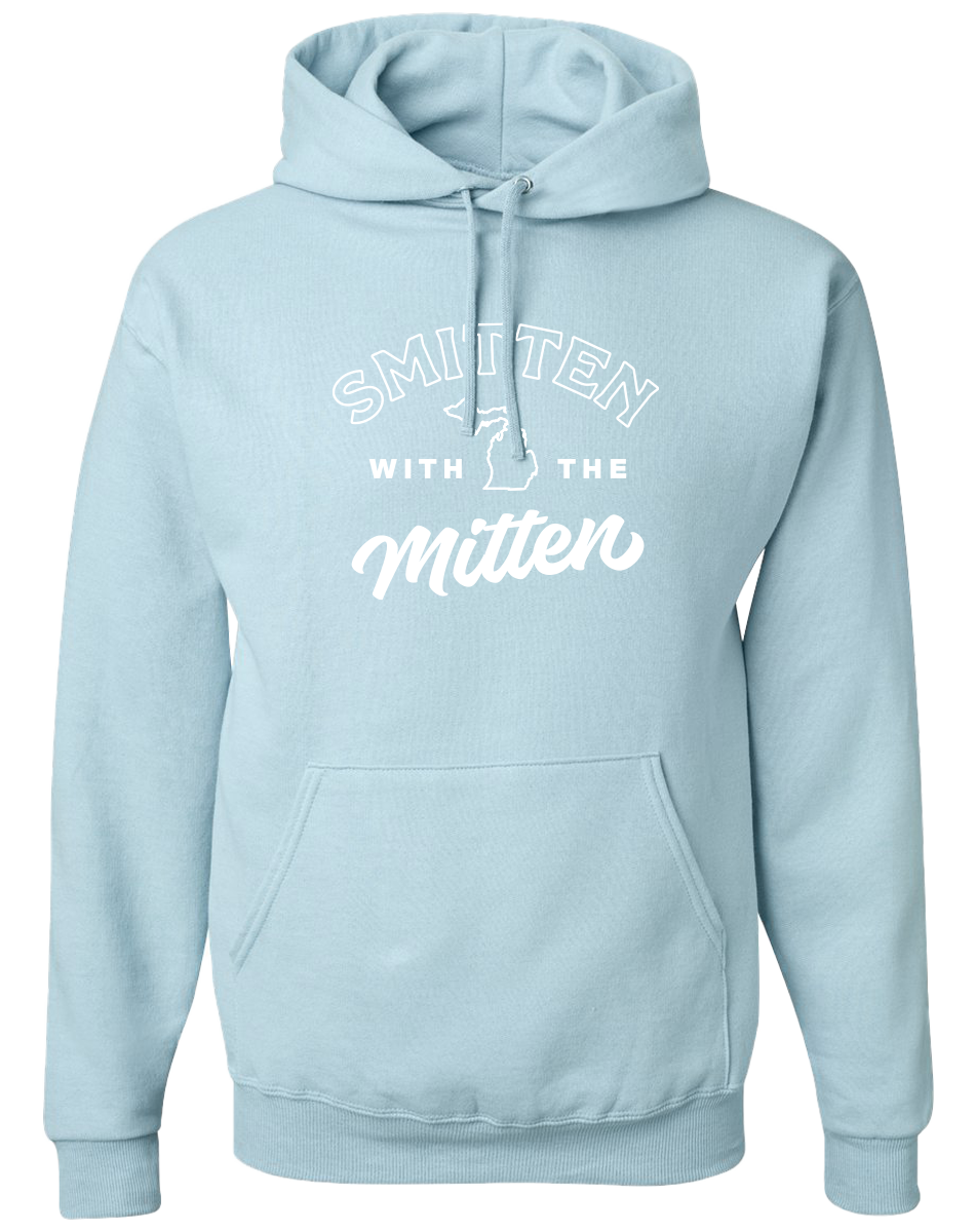 Smitten with the Mitten Hoodie Michigan Awesome