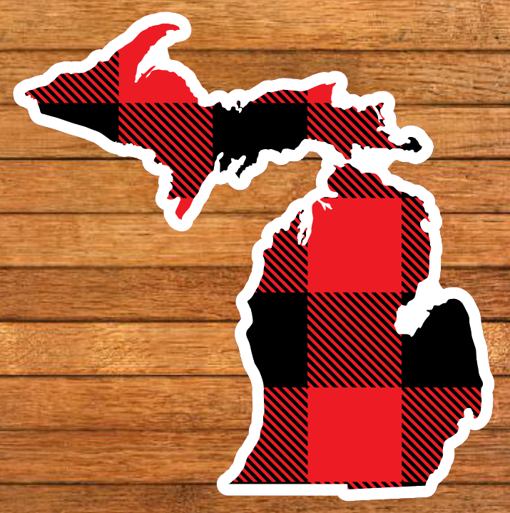 Michigan Patterns Die-Cut Sticker