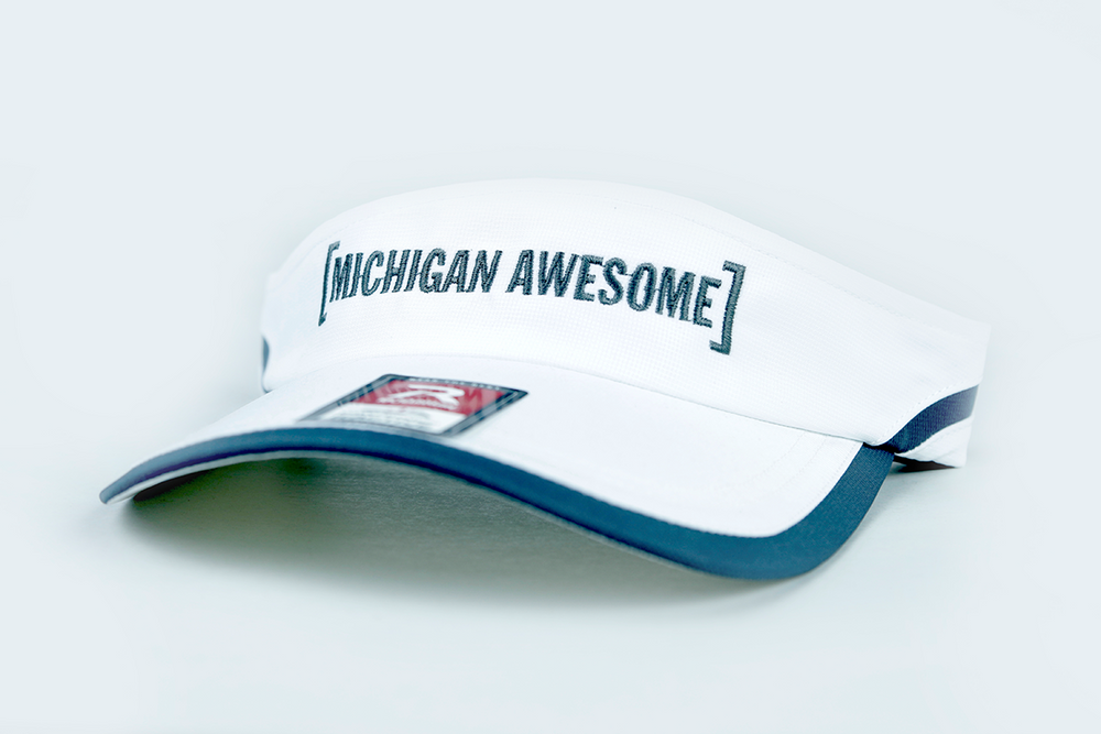 Michigan Awesome Performance Visor (CLOSEOUT)