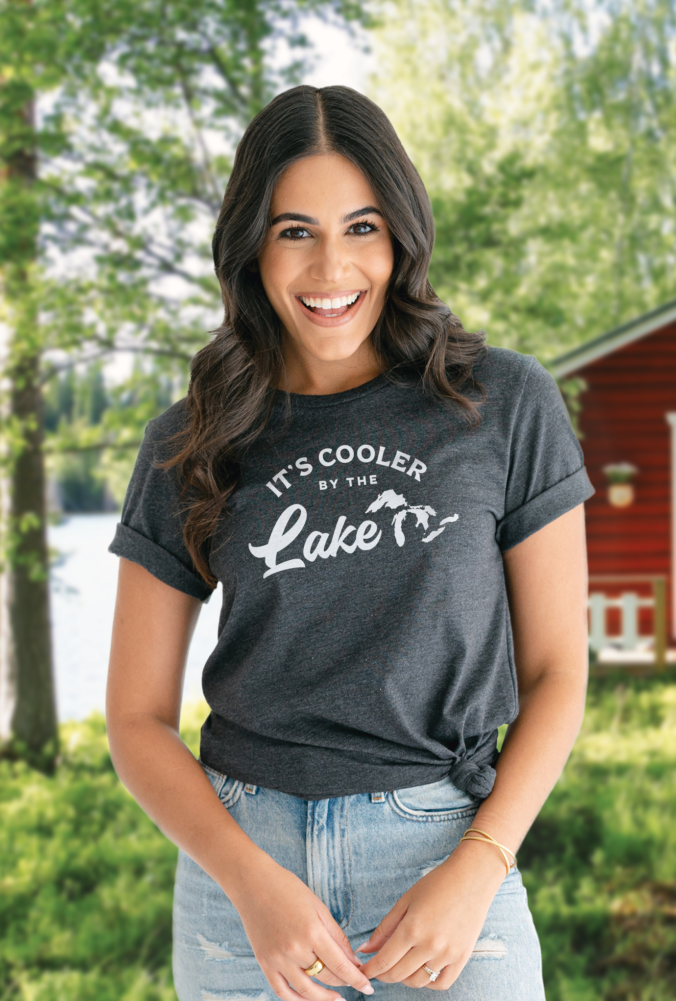 Tee shirt top mi long