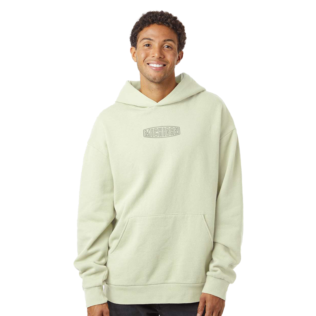 Michigan Tonal Embroidered Hoodies