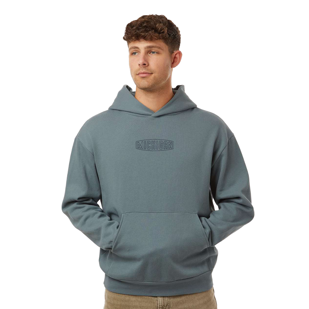 Michigan Tonal Embroidered Hoodies