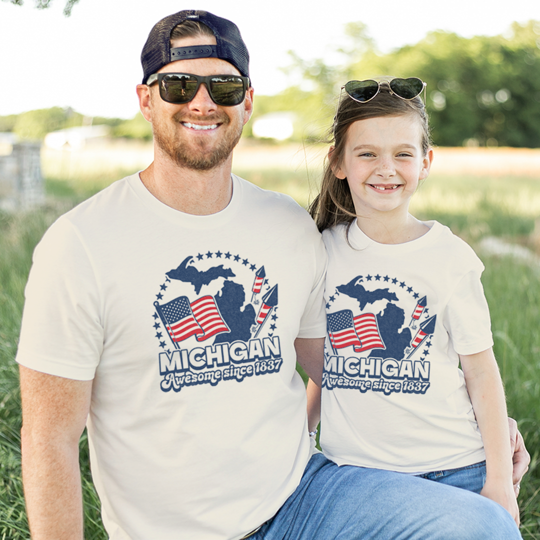 Michigan "Awesome since 1837" Kids T-Shirt (CLOSEOUT)