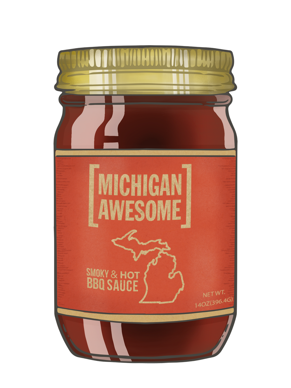 Michigan Smoky Hot BBQ Sauce