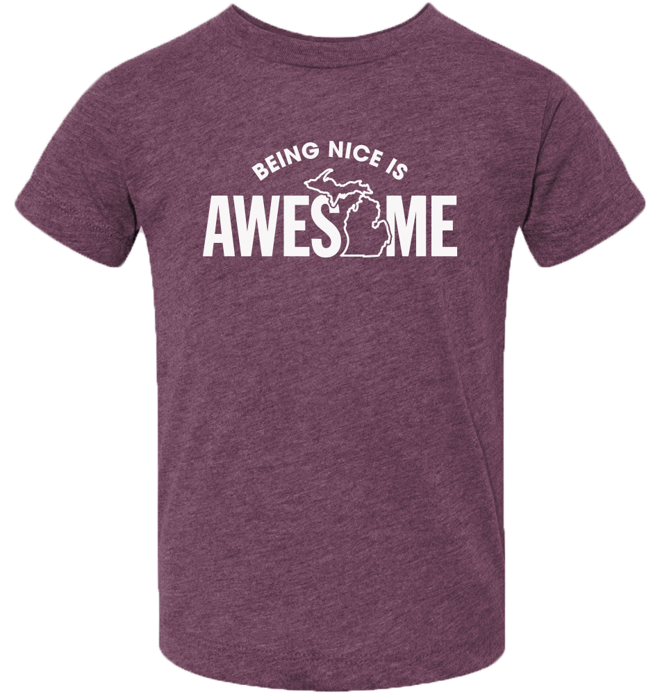 Being Nice is Awesome Kids T-Shirt