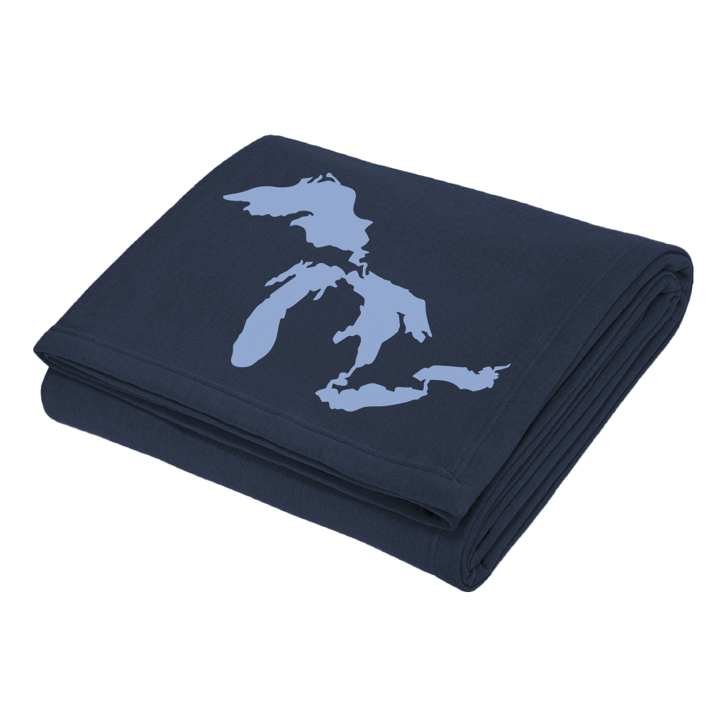 Great Lakes Sweatshirt Blanket