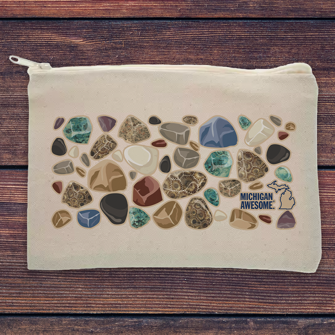 Michigan Rockhound Pouch – Michigan Awesome