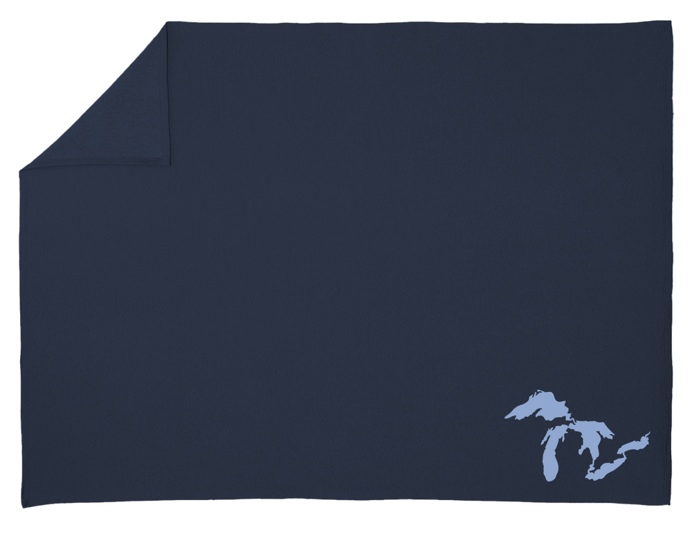 Great Lakes Sweatshirt Blanket
