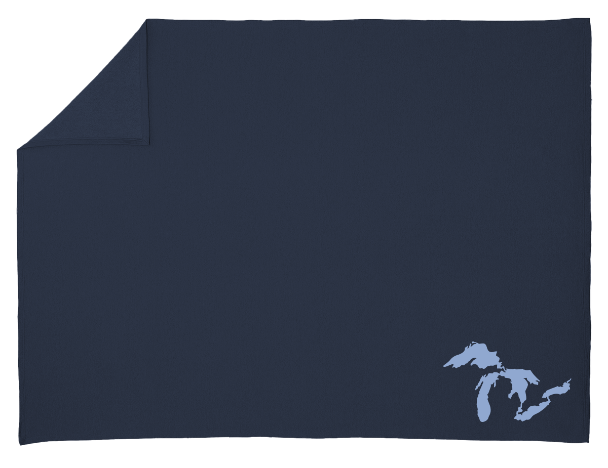 Great Lakes Sweatshirt Blanket
