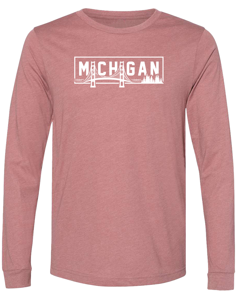 Michigan Mighty Mac Long Sleeve T-Shirt