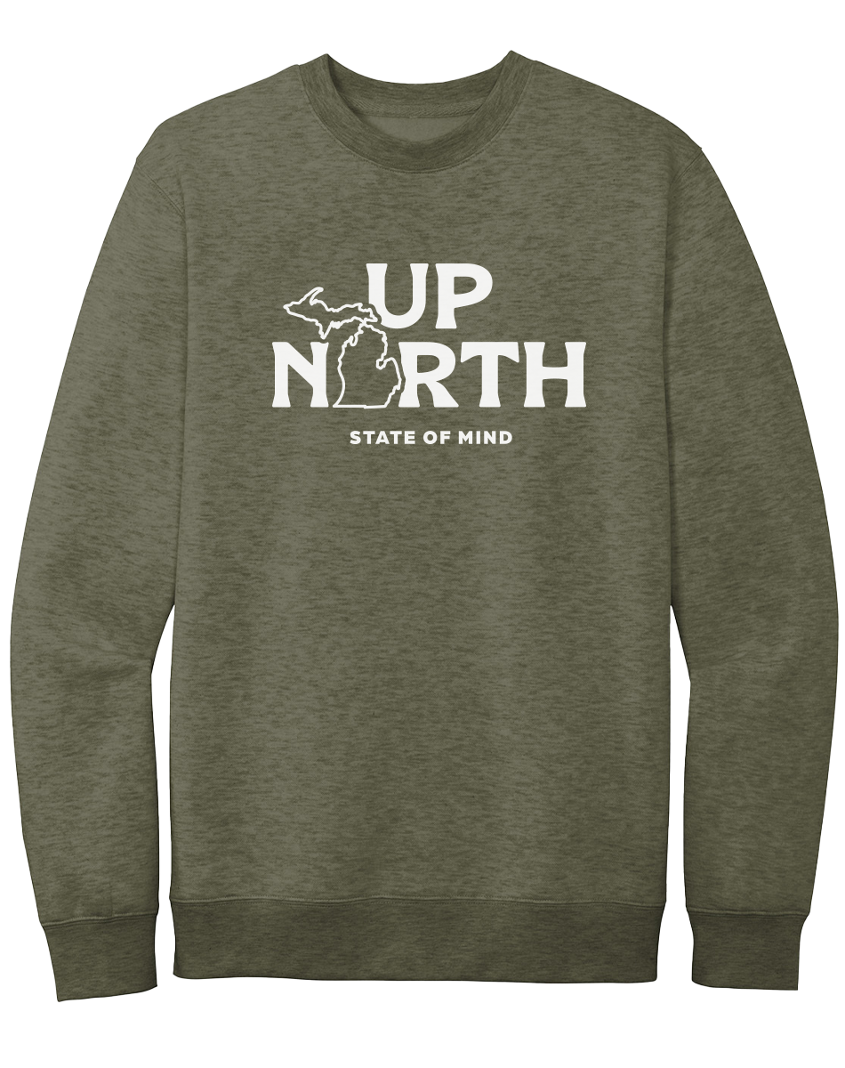 Up North State of Mind Crewneck Sweatshirt