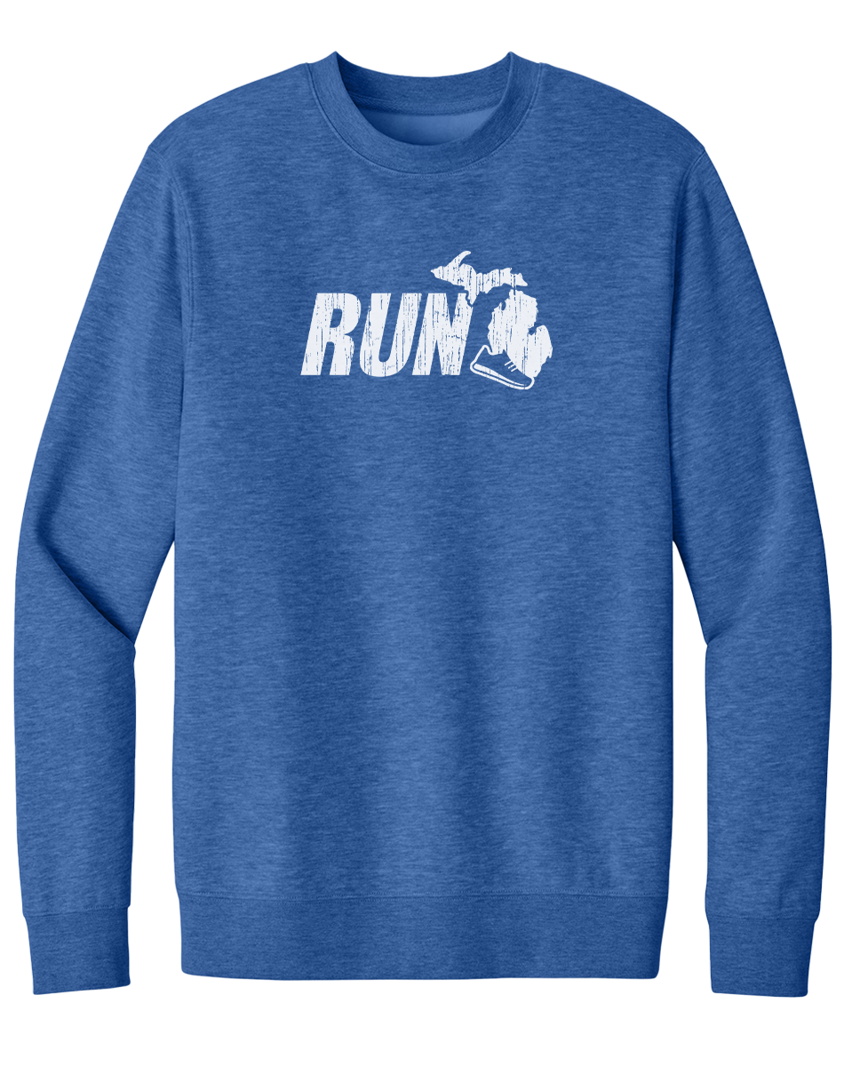 Run Michigan Crewneck Sweatshirt