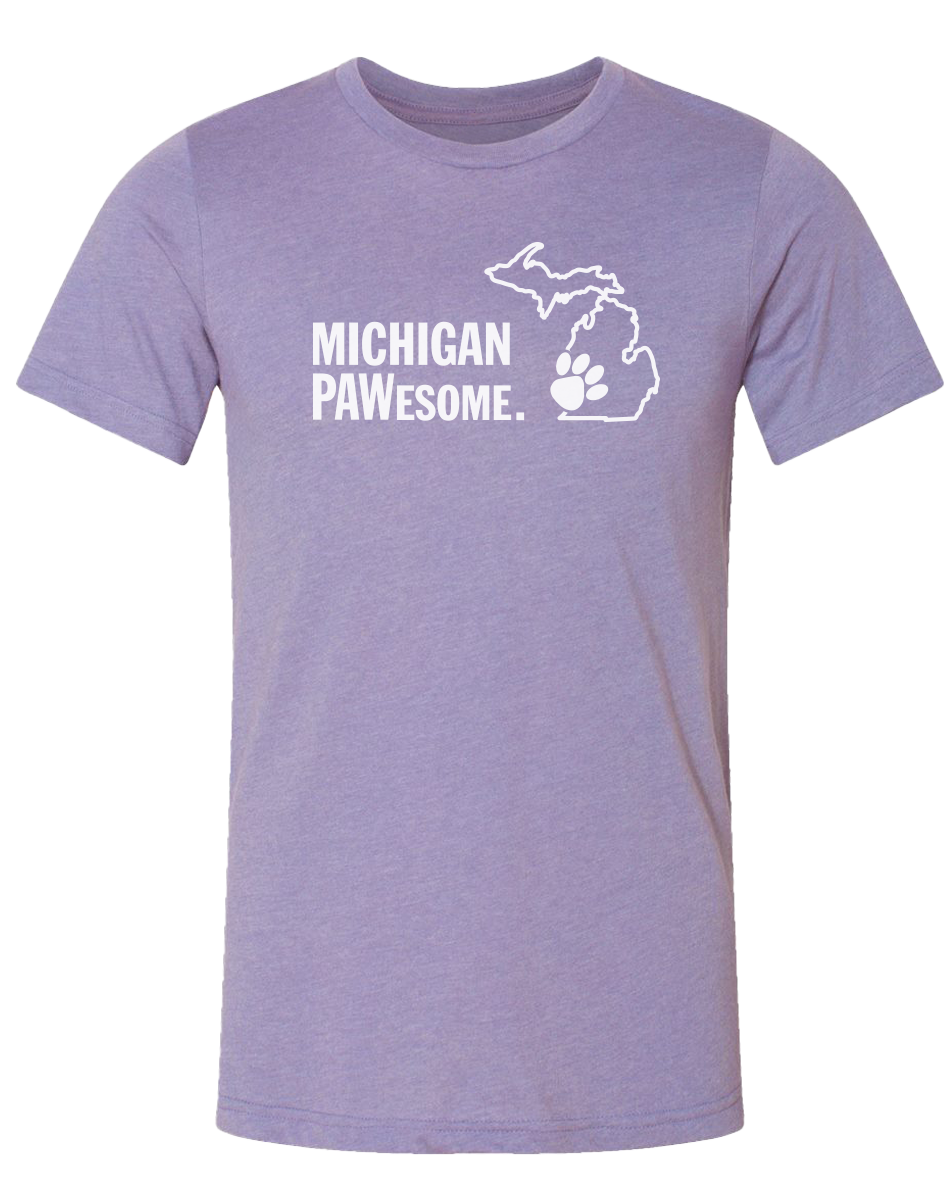 Michigan PAWesome Unisex T-Shirt
