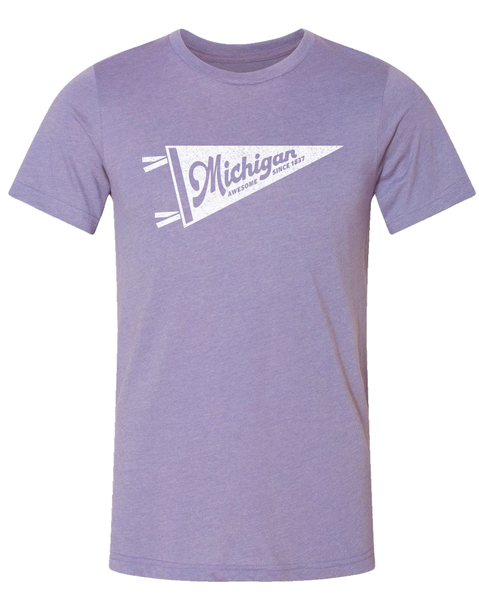 Michigan Pennant Unisex T-Shirt