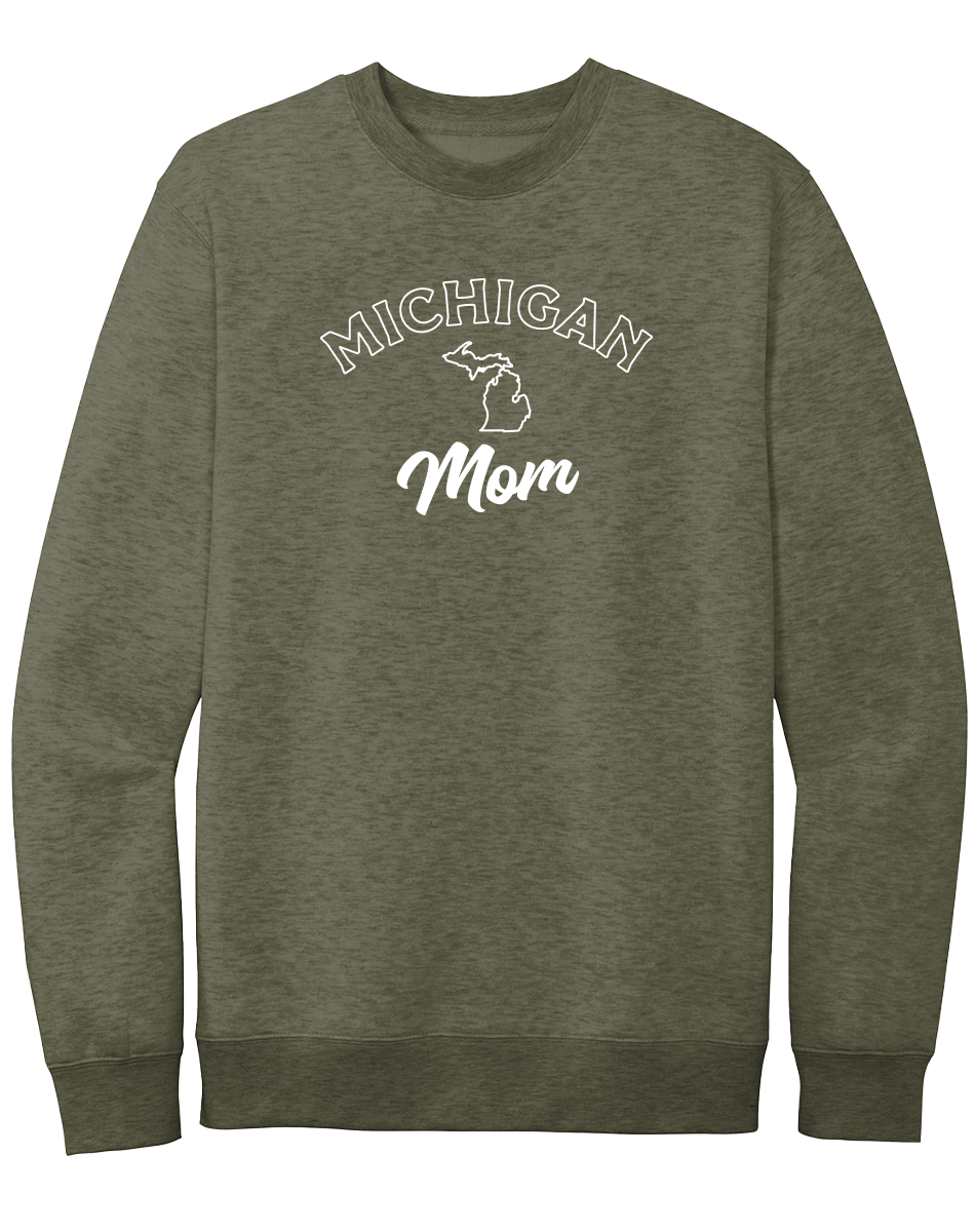 Michigan Mom Crewneck Sweatshirt