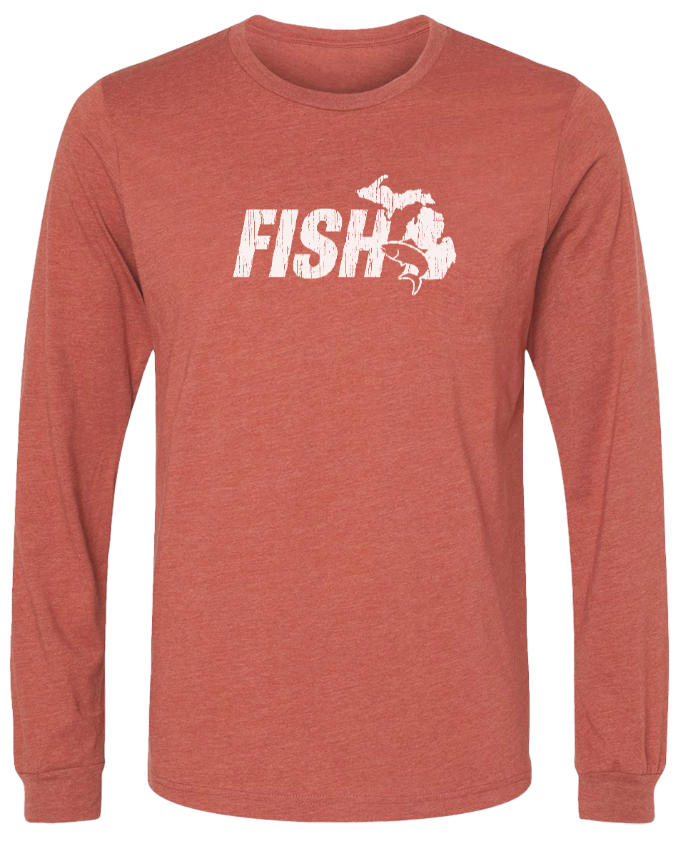 Fish MI Long Sleeve T-Shirt