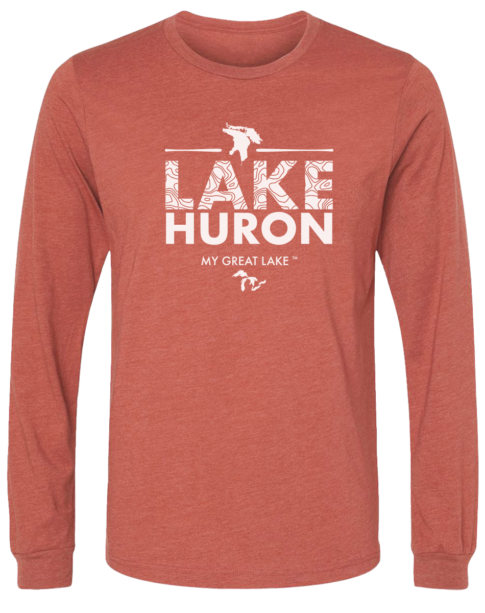 My Great Lake Huron Long Sleeve T-Shirt