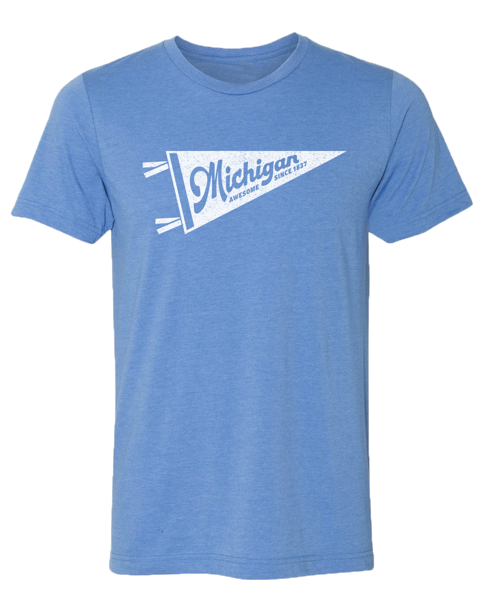 Michigan Pennant Unisex T-Shirt