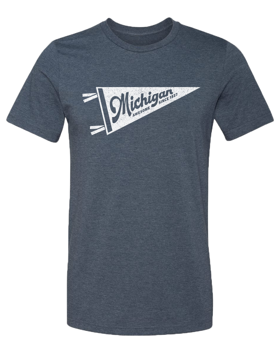 Michigan Pennant Unisex T-Shirt