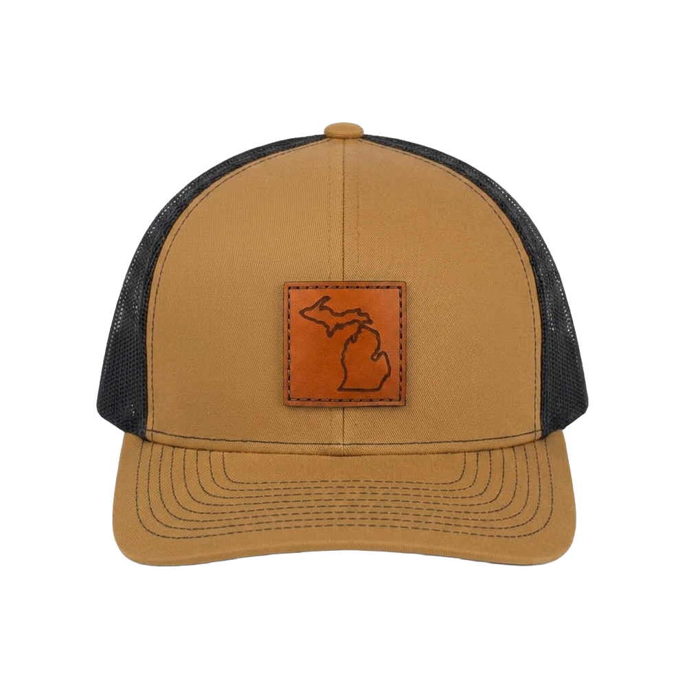 Leather Patch Trucker Hat