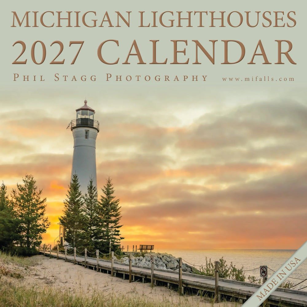 Michigan Lighthouses 13-Month Calendar 2027