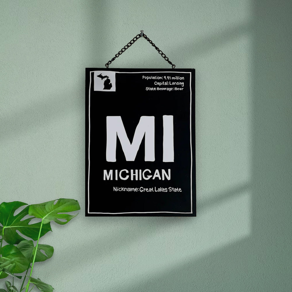 Michigan "Facts" Plaque (CLOSEOUT)