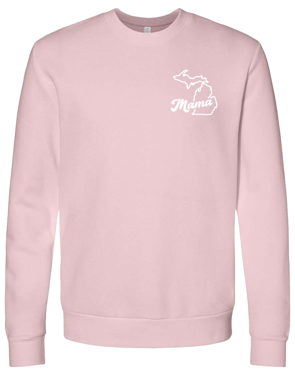 人気ブランドバ40代 Mama Michigan Crewneck Awesome Michigan – (CLOSEOUT) Sweatshirt カットソー(長袖/七分)
